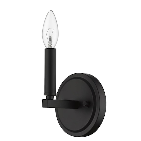 Estallar 6.63 x 5 x 4 in. Sawyer 1-Light Matte Black Sconce ES3090903